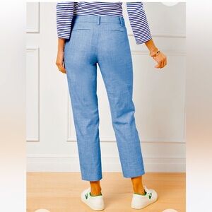 Talbots PERFECT CROPS - NEWPORT CHAMBRAY S10